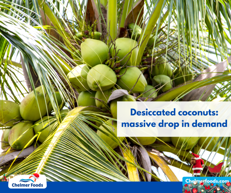 Desiccated coconuts: massive drop in demand - Chelmer Foods